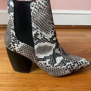 Snakeskin Booties Windsor